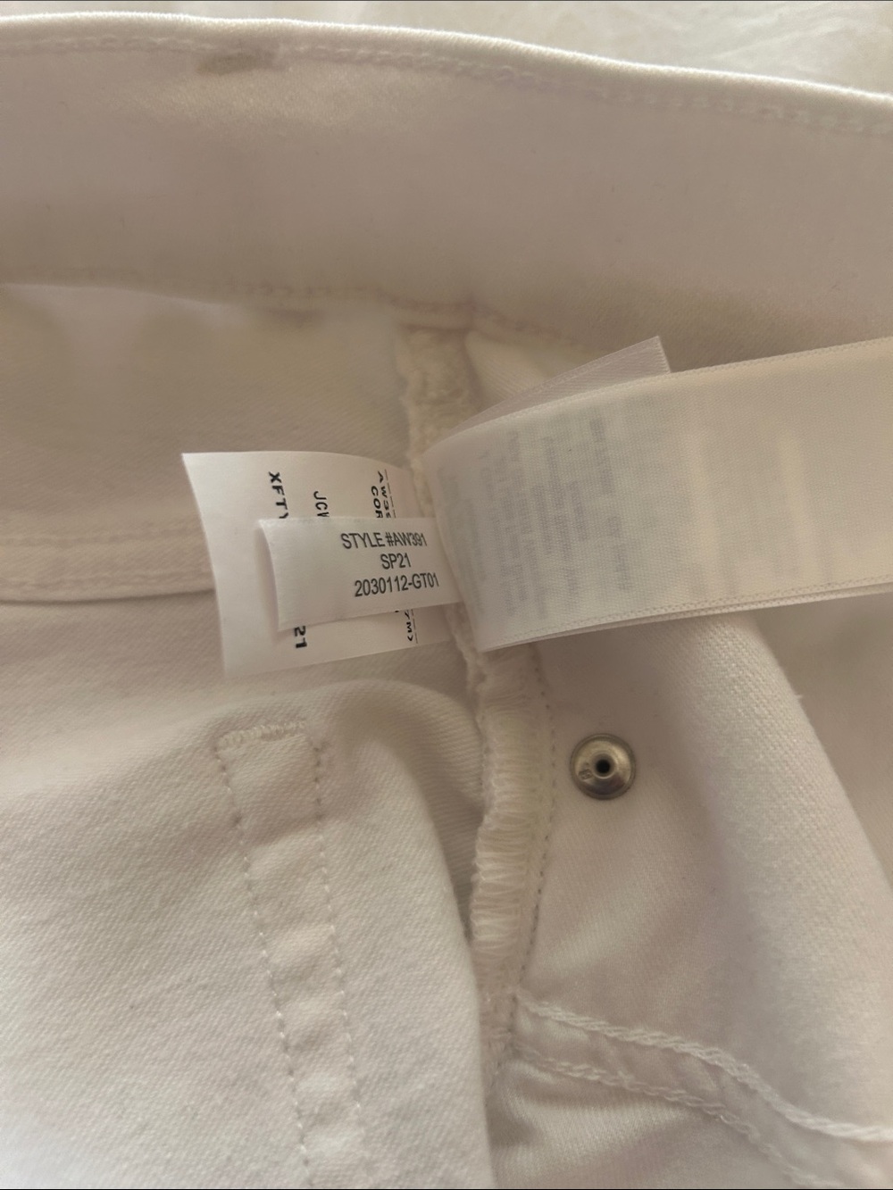 J CREW WHITE JEANS💋NWT - Picture 10 of 11